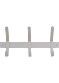 Garderobenhalter SPINDER DESIGN "Dexter", grau (silky taupe), B:40cm H:21cm T:8,2cm, Metall, Garderobenhalter, Garderobenhalter, Metall, Breite 40 cm