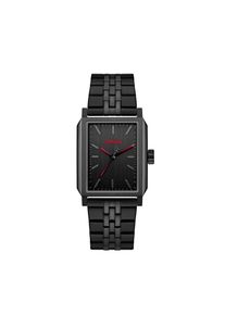 Quarzuhr Hugo "STEEZE", schwarz (schwarz, schwarz, schwarz), Armbanduhren, Damen, Quarzuhr, Armbanduhr, Damenuhr, Herrenuhr, Edelstahlarmband, analog