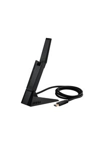 MSI Netzwerk-Switch "AX E5400 WiFi USB Stick", schwarz, B:3cm H:10,2cm T:1,9cm, Netzwerk-Switches, Netzwerk-Switch