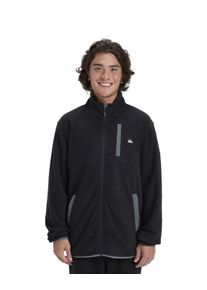 Fleecejacke Quiksilver "No Destination", Herren, Gr. S, schwarz, Obermaterial: 100% Polyester., Jacken Fleecejacke