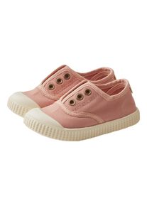 Krabbelschuh Sterntaler "Sneaker uni", Jungen, Gr. 30, rosa (mattrosa), Obermaterial: 100% Baumwolle CO., Schuhe Krabbelschuh