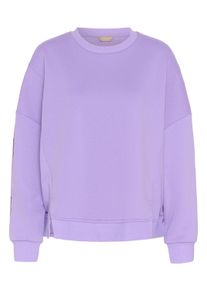 Sweatshirt Culture "Damen Sweatshirt CUangela", Damen, Gr. M, lila (violet tulip), Obermaterial: 65% Baumwolle CO. 35% Polyester PES., Sweatshirts Sweatshirt