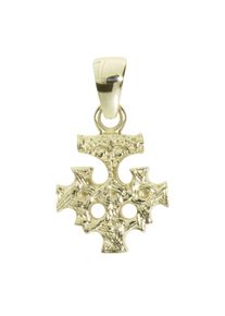 Kettenanh&auml;nger OSTSEE-SCHMUCK "- Hiddensee 15 x 13 mm - Gold 333/000 -" Gr. 23, gold (gold 333, goldfarben, gelb), Schmuckanh&auml;nger, Damen, Gelbgold 333, Kettenanh&auml;nger
