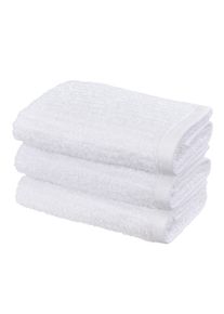 Gaestehandtuecher OTTO HOME "Riva, 30x50, Premium Handt&uuml;cher, 500 gr/m&sup2;", wei&szlig;, B:30cm L:50cm, Webfrottier, Obermaterial: 100% Baumwolle, Handt&uuml;cher, Gaestehandtuecher, Hoch-Tief-Struktur, Streifen, weich, 5 Jahre Garantie