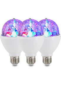 Briloner Leuchten LED-Leuchtmittel "DISCO LIGHT 0508033", bunt (wei&szlig;, bunt), L:12,9cm &Oslash;:7,3cm, Leuchtmittel, LED-Leuchtmittel