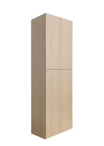 Aktenschrank OTTO HOME "Jarvie", braun (eichefarben), B:60cm H:180cm T:35cm, FSC-zertifizierter Holzwerkstoff, Schr&auml;nke, Aktenschrank, Mehrzweckschrank, Push-to-open, 5 verstellbare Einlegeb&ouml;den, 60x180 cm