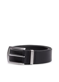Lederg&uuml;rtel Tommy Hilfiger "DENTON 3.5 CORP", Herren, Gr. 85, schwarz, Leder, G&uuml;rtel Lederg&uuml;rtel