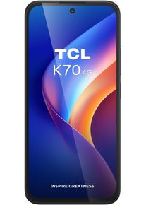 TCL Smartphone "K70 4G", Energieeffizienz: A, schwarz (midnight schwarz), 128 GB, Mobiltelefone, Smartphone