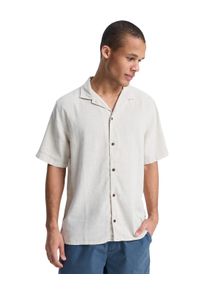 Funktionshemd Quiksilver "Sunrise", Herren, Gr. XL, beige (bone), Obermaterial: 55% Baumwolle, 45% Hanf., Hemden Funktionshemd