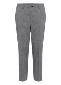 Marlene-Hose Kaffe "Damen Hose KAramona", Damen, Gr. 46, N-Gr, grau (grau melange), Obermaterial: 65% Polyester PES. 32% Viskose CV. 3% Elasthan EL., Hosen Marlene-Hose