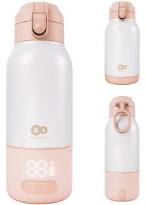 Flaschenw&auml;rmer Kinderkraft "GAJA", Baby, rosa (beige), Metall, Polypropylen, Babykostw&auml;rmer Flaschenw&auml;rmer, Milchw&auml;rmer und Thermosflasche in einem