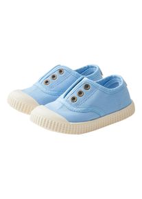 Krabbelschuh Sterntaler "Sneaker uni", Jungen, Gr. 23, blau (samtblau), Obermaterial: 100% Baumwolle CO., Schuhe Krabbelschuh
