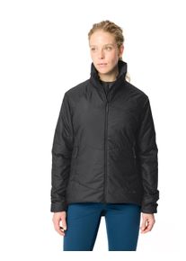 Fahrradjacke Vaude "WOMEN'S WINTRY INSULATION JACKET", Damen, Gr. 44, schwarz, Obermaterial: 100% Polyester. Futter: 100% Polyester. Wattierung: 100% Polyester, Jacken Fahrradjacke, sportlicher Stil, mit PrimaLoft-Wattierung, hoher Stehkragen