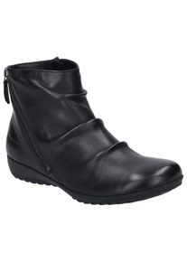Stiefelette Josef Seibel "Naly 61", Damen, Gr. 45, schwarz, Leder, Schuhe Stiefelette, Rei&szlig;verschluss Stiefel, Winterstiefelette mit kleinem Absatz