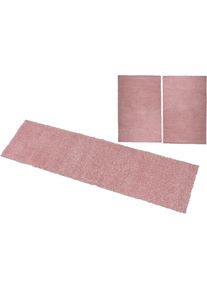 Bettumrandung OTTO HOME "Viva" Gr. 14, rosa, H:45mm, Obermaterial: 100% Polypropylen, Bettumrandungen, Bettumrandung, Bettvorleger, L&auml;ufer-Set, Uni-Farben, einfarbig, besonders kuschelig