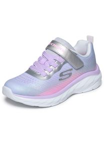 Sneaker Skechers "BOUNDLESS", M&auml;dchen, Gr. 36, grau multi, Textil, Schuhe Sneaker, Freizeitschuh mit Klett, Gr&ouml;&szlig;enschablone zum Download
