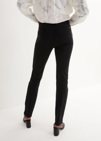 bonprix "Stretch-Hose in Schlupfform" aus Viskose, Slim Fit Passform, Schlupfform mit G&uuml;rtelschlaufen