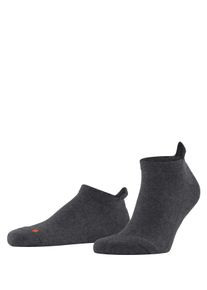 Sneakersocken Falke "Cool Kick", Damen, Gr. 44-45, Sockengr&ouml;&szlig;e, grau (dunkelgrau (3970)), Obermaterial: 81% Polyester PES. 19% Polyamid PA., glatt, Socken Sneakersocken