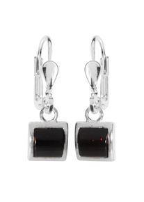 Paar Ohrh&auml;nger OSTSEE-SCHMUCK "OSTSEE-SCHMUCK Ohrh&auml;nger Astrid 5x5 Ohrh&auml;nger Astrid 5x5", wei&szlig; (wei&szlig;, neutral), Ohrringe, Damen, 23 x 7mm, Silber 925 (Sterlingsilber), Paar Ohrh&auml;nger