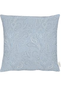 Dekokissen Apelt "3313" Gr. 1, blau (blau, paisleymuster), B:40cm L:40cm, Polyester, Dekokissen_Sitzkissen_Kissenh&uuml;llen, Dekokissen, Kissenh&uuml;lle ohne F&uuml;llung, 1 St&uuml;ck