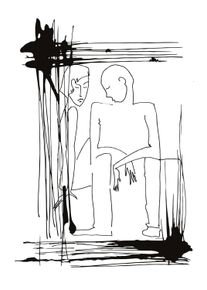 Acrylglasbild queence "Mann und Frau", schwarz (farbe bild(er): schwarz), B:100cm H:150cm T:2,4cm, Bilder, Acrylglasbild, Fine Art-Print in Galeriequalit&auml;t