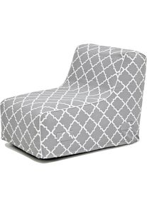Loungesessel Jahnke "AIR LOUNGE", grau (grau mosaic), B:60cm H:70cm T:90cm, Sessel, Loungesessel, aufblasbar, Indoor & Outdoor, 60 cm Sitztiefe