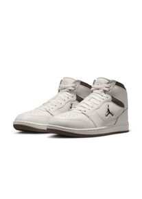 Sneaker Jordan "Jordan Court Connect Mid", Herren, Gr. 42, beige (phantom, schwarz, palomino), Leder, Synthetik, Textil, Schuhe Sneaker, inspiriert vom Look des Air Jordan 1