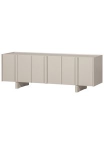 Livetastic , Grau , Holz , Kiefer , 2 F&auml;cher , 152x53x46 cm ,