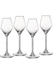 Ritzenhoff & Breker Lik&ouml;rglas RITZENHOFF & BREKER "Rumba", transparent, B:6cm H:19cm &Oslash;:6cm, Glas, Trinkgef&auml;&szlig;e, Lik&ouml;rglas, 4er Set, je 140 ml