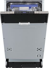 Hanseatic vollintegrierbarer Geschirrsp&uuml;ler "HI4A10S14D", Energieeffizienz: A, silber (silberfarben), B:44,8cm H:81,5cm T:55cm, Geschirrsp&uuml;ler, vollintegrierbarer Geschirrsp&uuml;ler