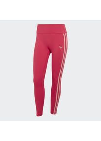 Trainingstights adidas Performance "ADIDAS ORIGINALS SPORT SST 7/8-LEGGINGS", Damen, Gr. L, N-Gr, pink (power pink, normal, gr.), Obermaterial: 73% Polyester, 27% Elasthan, 7/8-L&auml;nge, Hosen Trainingstights, Originals Sport Training Leggings