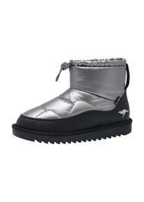Winterboots Kangaroos "K-UW Alice RTX", Damen, Gr. 42, silber (jet schwarz, silber), Synthetik, Textil, Schuhe Winterboots, Wasserdicht, Warmfutter,Winterschuhe, Winterstiefel, Snowboots