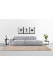Big-Sofa Trendmanufaktur "Braga, mit hochwertigem Kaltschaum, Megasofa, Japandi-Design", grau, B:277cm H:72cm T:107cm, 88% Polyester, 12% Polyacrl, Sofas, Big-Sofa, modernes Big-Sofa, Couch mit hohem Sitzkomfort, 277/72/107 cm (B/H/T)