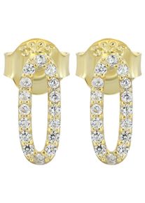 Adelia&acute;s Paar Ohrstecker ADELIA&acute;S "Damen Ohrringe &iquest; Ohrstecker aus 925 Silber mit Zirkonia", silber, Ohrringe, Damen, Silber 925 (Sterlingsilber), Paar Ohrstecker