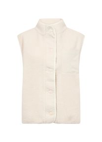 Pl&uuml;schweste soyaconcept "SC-ONYX 14", Damen, Gr. XL, beige (sand), Pl&uuml;sch, Obermaterial: 100% Polyester, unifarben, normal, Westen Pl&uuml;schweste, Kunstfaser, Pl&uuml;sch, Stehkragen