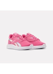 Laufschuh Reebok "ENERGEN LUX", Gr. 32, pink (true pink, wei&szlig;, iridescent), Leder, Synthetik, Schuhe Laufschuh, f&uuml;r Kinder