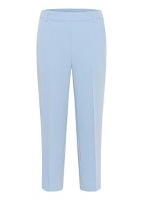 Marlene-Hose Kaffe "Damen Anzughose KASAKURA", Damen, Gr. 34, N-Gr, blau (faded denim), Obermaterial: 77% Polyester PES. 18% Viskose CV. 5% Elasthan EL., Hosen Marlene-Hose