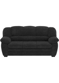 2,5-Sitzer COTTA "Casino Sofa, Garnitur: Sessel 2,5-Sitzer, B: 185 cm, Sitzh&ouml;he 43 cm", schwarz, B:185cm H:88cm T:92cm, 100% Polyester, Sofas, 2 5-Sitzer, Polstergarnitur, auch als Set erh&auml;ltlich