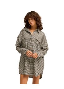 Sommerkleid Billabong "Winter Checks", Damen, Gr. XL, schwarz-wei&szlig; (schwarz), Obermaterial: 100% Baumwolle., Kleider Sommerkleid