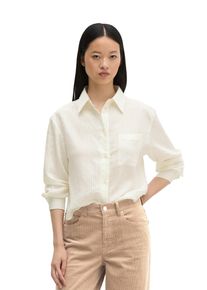 Marc O'Polo Hemdbluse MARC O'POLO, Damen, Gr. 36, wei&szlig; (wei&szlig; cotton), Web, Obermaterial: 82% Modal, 18% Polyamid, oversize taillenbedeckt, Manschette, Blusen Hemdbluse, oversize aus TENCEL&trade; Modal-Mix