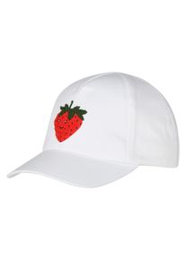 Baseball Cap Sterntaler "Basecap Erdbeere", Jungen, Gr. 53, wei&szlig;, Obermaterial: 100% Baumwolle CO., Caps Baseball Cap