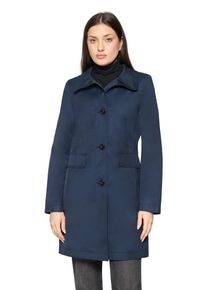 Outdoorjacke Gil Bret, Damen, Gr. 44, deep navy, Web, Obermaterial: 58% Baumwolle, 42% Polyester, unifarben, regular fit normal, gerader Abschluss, Jacken Outdoorjacke, mit Stehkragen