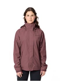 Regenjacke VAUDE "Women's Escape Light Jacket", Damen, Gr. 48, braun (ruby dusk), Web, Obermaterial: 100% Polyester. Futter: 100% Polyamid, normal, elastischer Bund mit verstellbarem Klettverschluss, Jacken Regenjacke, f&uuml;r Wandern und Trekking, atmungsaktives Material, wasserdicht