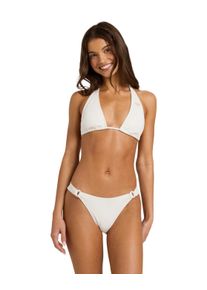 Triangel-Bikini-Top Roxy "Roxy Sunshine Tiki Tri", Damen, Gr. L, wei&szlig; (cloud dancer), Obermaterial: 89% Polyester, 11% Elasthan., Bikini-Oberteile Triangel-Bikini-Top