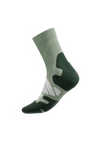 Sportsocken Bauerfeind "Outdoor Merino Compression Socks", Herren, Gr. 35-38, gr&uuml;n (herbal gr&uuml;n), Polyamid, unifarben mit Farbeinsatz, normal, Socken Sportsocken, mit hohem Anteil an Merinowolle