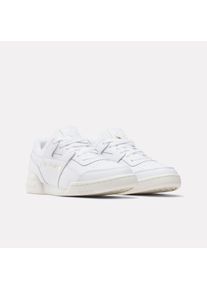 Sneaker Reebok CLASSIC "WORKOUT PLUS", Damen, Gr. 46, wei&szlig; (chalk, ftwrwei&szlig;, goldmetallic), Leder, Schuhe Sneaker