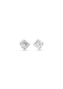 Paar Ohrstecker Calvin Klein "WOMEN'S EARRING STUDS", edelstahlfarben, kristallwei&szlig;, kristallwei&szlig;, Ohrringe, Damen, Edelstahl, Paar Ohrstecker, mit Glasstein