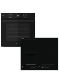 Bauknecht Backofen-Set "BAKO 820 Pyro Steam", Energieeffizienz: A+, schwarz, Herdsets, FlexiClean - Pyrolyse & Hydrolyse in einem Ger&auml;t, Backofen-Set