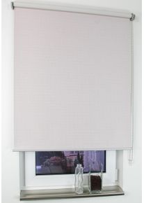 Seitenzugrollo Liedeco "Struktur" Gr. 2, beige (creme), B:82cm H:175cm, Polyester, Rollos, Seitenzugrollo, Uni, im Festma&szlig;