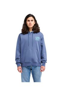 Kapuzensweatshirt Quiksilver "Salt Water Palm Rise", Herren, Gr. M, blau (vintage indigo), Obermaterial: 55% Baumwolle, 25% Baumwolle, 20% Polyester., Sweatshirts Kapuzensweatshirt
